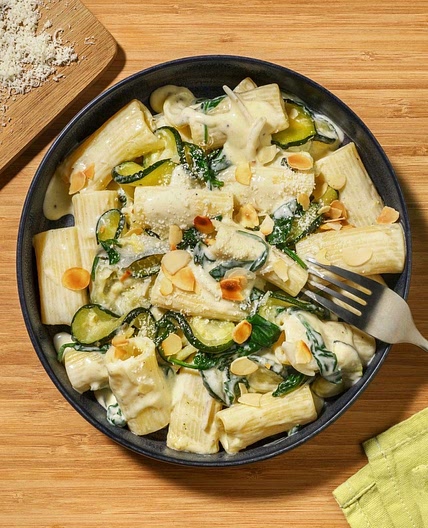 Creamy Citrus and Courgette Rigatoni