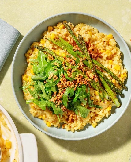 Spiced Corn Oven-Baked Risotto