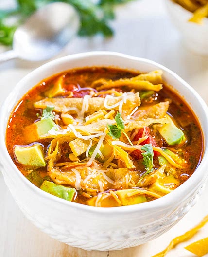 Easy 30-Minute Homemade Chicken Tortilla Soup