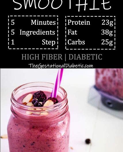 Almond Berry Breakfast Smoothie Recipe