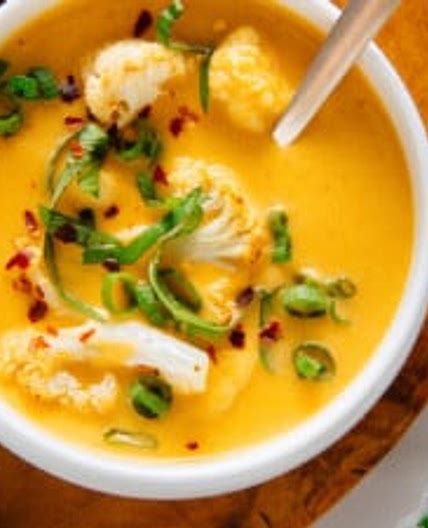 Curried Cauliflower Soup