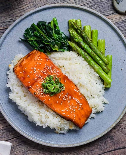 Pan Fried Japanese Teriyaki Salmon