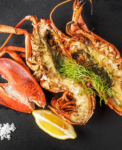 Homard grillé au four