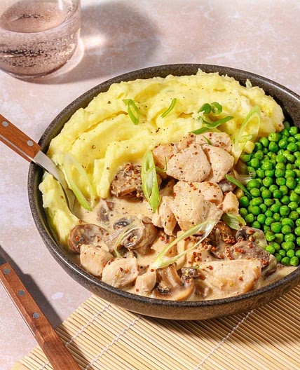 Creamy Mustard Chicken and Mushrooms