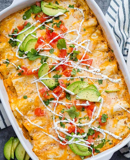 The BEST Chicken Enchiladas Recipe