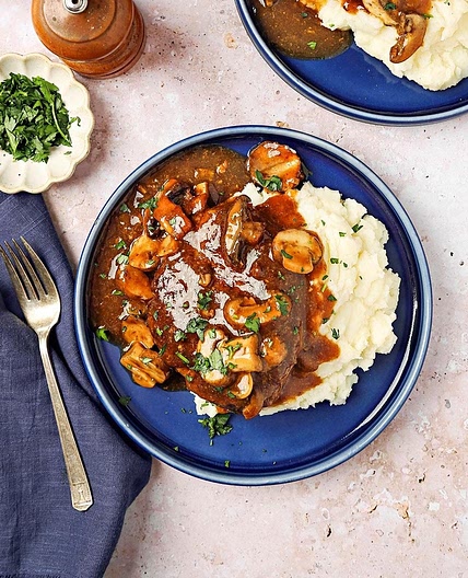 Beef Patties with Gravy