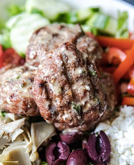 Greek Meatball Bowls