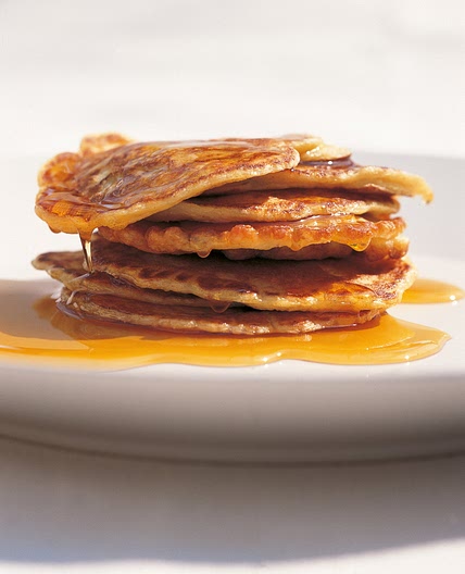 Canadian Buttermilk Pancakes with Maple Syrup