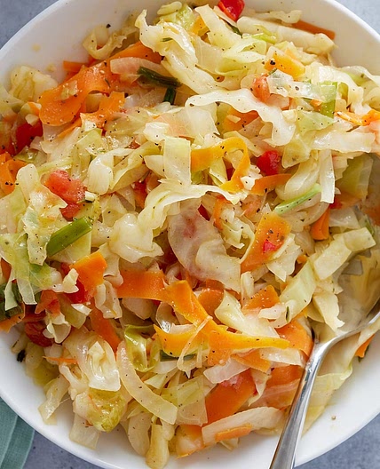 Jamaican Steamed Cabbage