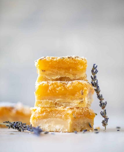 Lavender Lemon Bars