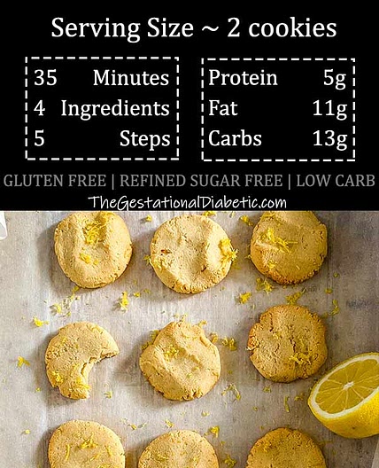 Soft and Chewy Lemon Cookie Recipe (Low Carb)