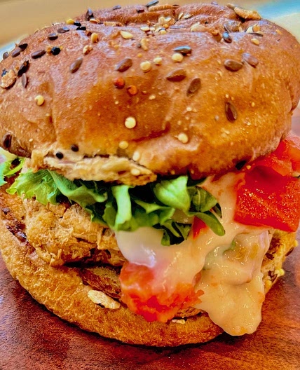 Healthy Turkey Taco Burger