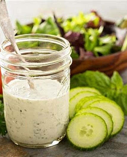 Sauce salade au yaourt