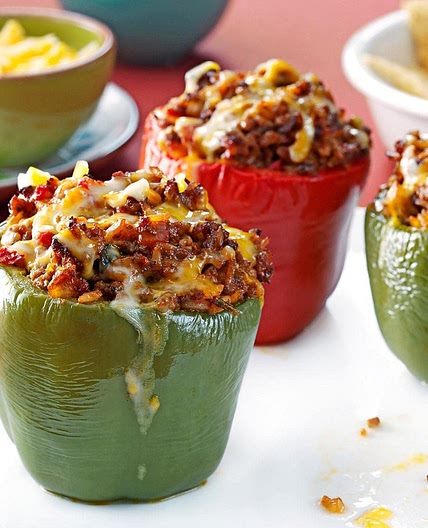 Mexican Beef-Stuffed Peppers