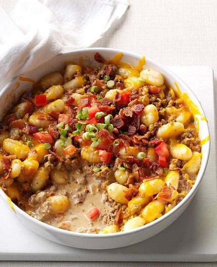 Beef & Bacon Gnocchi Skillet