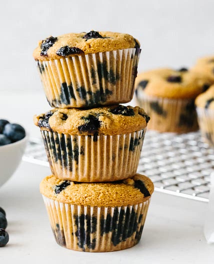 Paleo Blueberry Muffins (Healthy Blueberry Muffins)