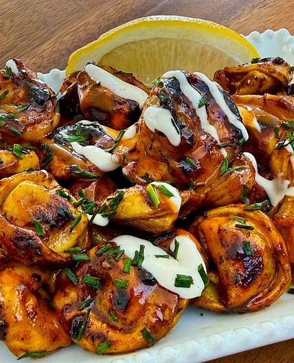 Blackstone Hot Honey Buffalo Shrimp Tortellini