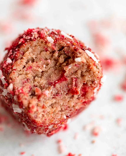 Strawberry Protein Energy Bites