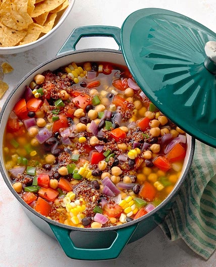 Chickpea Tortilla Soup