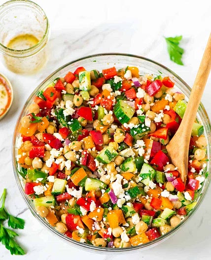 Mediterranean Chickpea Salad