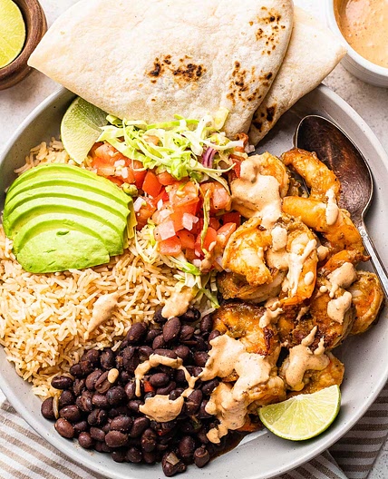 Shrimp Burrito Bowls Recipe