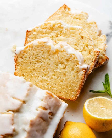 Iced Lemon Pound Cake
