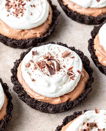 Mini Chocolate Mousse Tarts