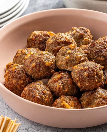 Keto Air-Fryer Meatballs