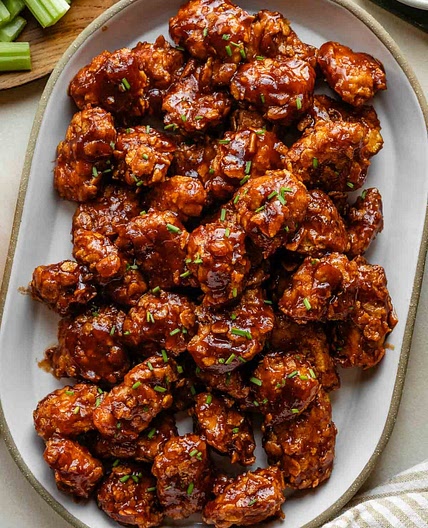 Baked Honey BBQ Chicken Bites