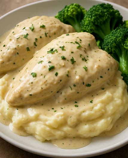 Slow Cooker Creamy Ranch Chicken