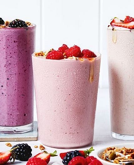 Easy berry smoothie