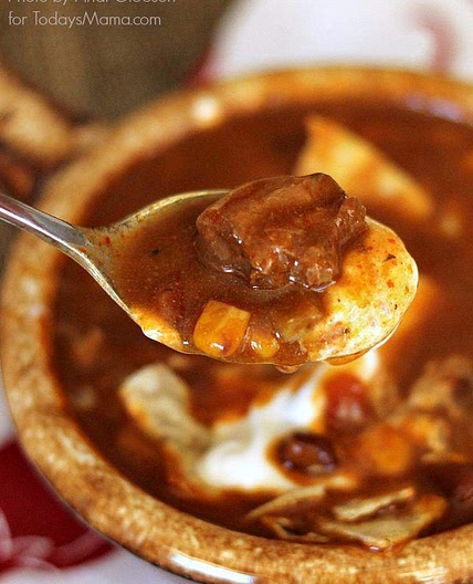 Beef Enchilada Slow Cooker Soup