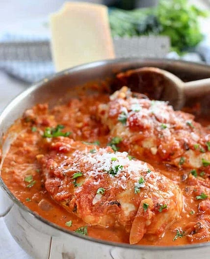 Easy Chicken in Tomato Sauce