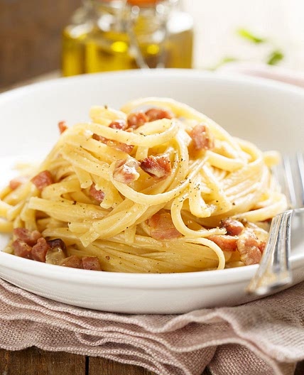 Pâtes carbonara dela Mama