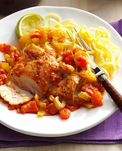 Chicken Thighs with Tomato-Vodka Sauce