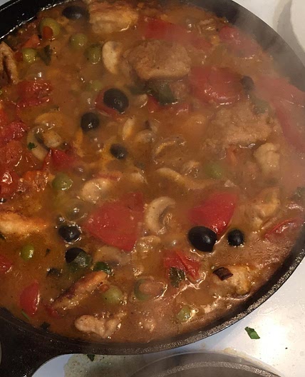 Chicken marengo