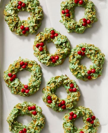 Christmas Wreath Cookies