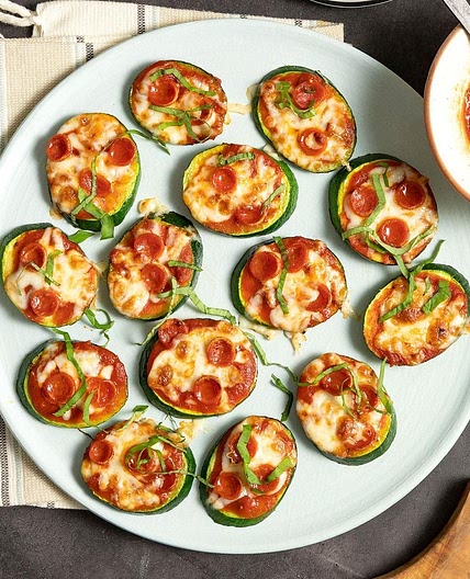 Mini Zucchini Pizzas