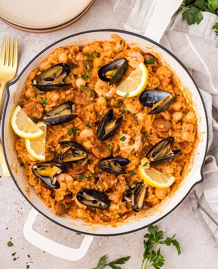 Spanish Seafood Paella