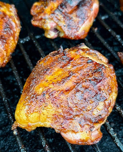 Smoked Tequila Brined Chicken Thighs