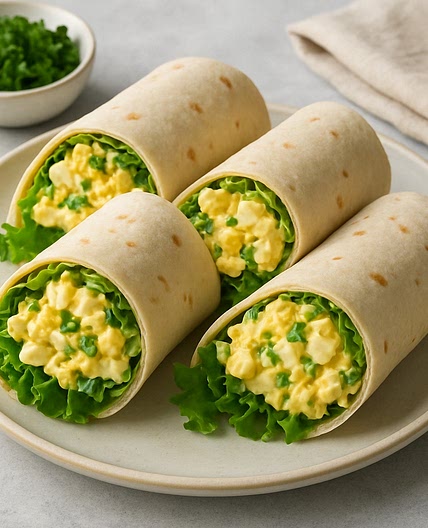 Eiersalat-Wraps