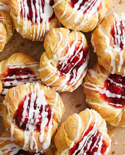 Homemade Cherry Danishes