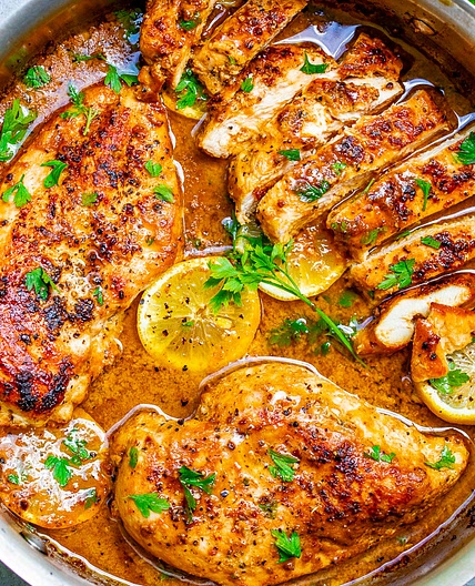 Lemon Dijon Chicken Skillet