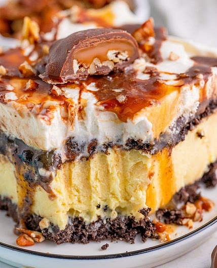 Turtle Lasagna Dessert