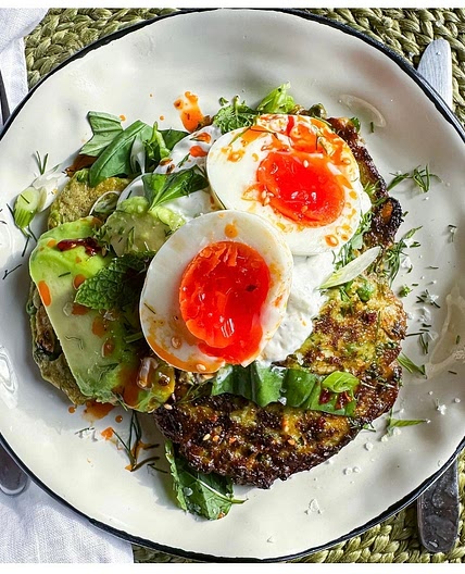 Herby Pea Pancakes