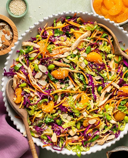Chopped Chicken Salad with Sesame Dressing