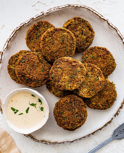 Easy Baked Falafel