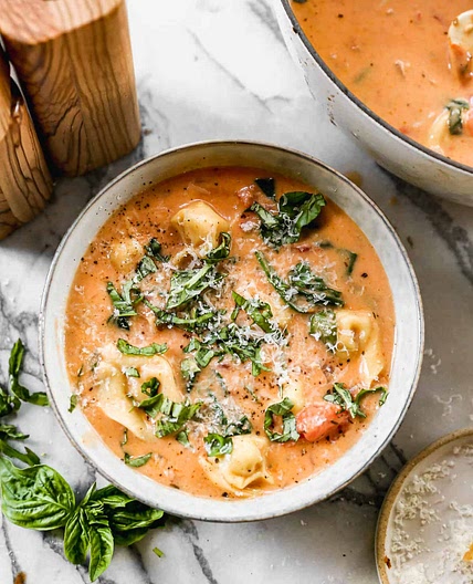 Creamy Tortellini Soup