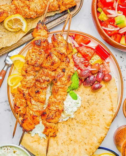 Greek Chicken Kabobs