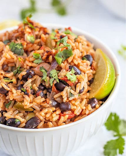 Instant Pot Black Beans and Rice Recipe